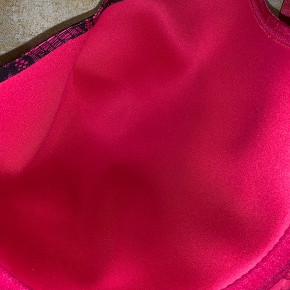 Cacique 40 DDD pink and black bra - Picture 5 of 7